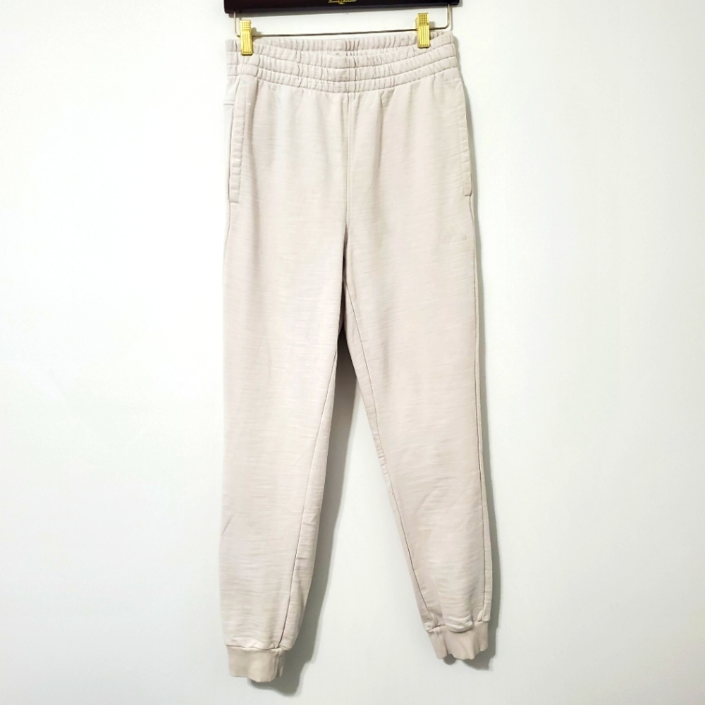 Adidas Mens Jogger Sweatpants Cream Size Small